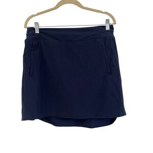 Athleta FLAWED Navy Athletic Brooklyn Skort with Front Pockets Women’s Size 10